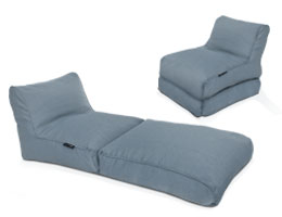 Conversion Lounger - Blue Sky Eclipse Bean Bag