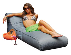 Conversion Lounger - Silverine Bean Bag