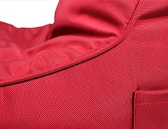 Conversion Lounger - Toro Red Bean Bag